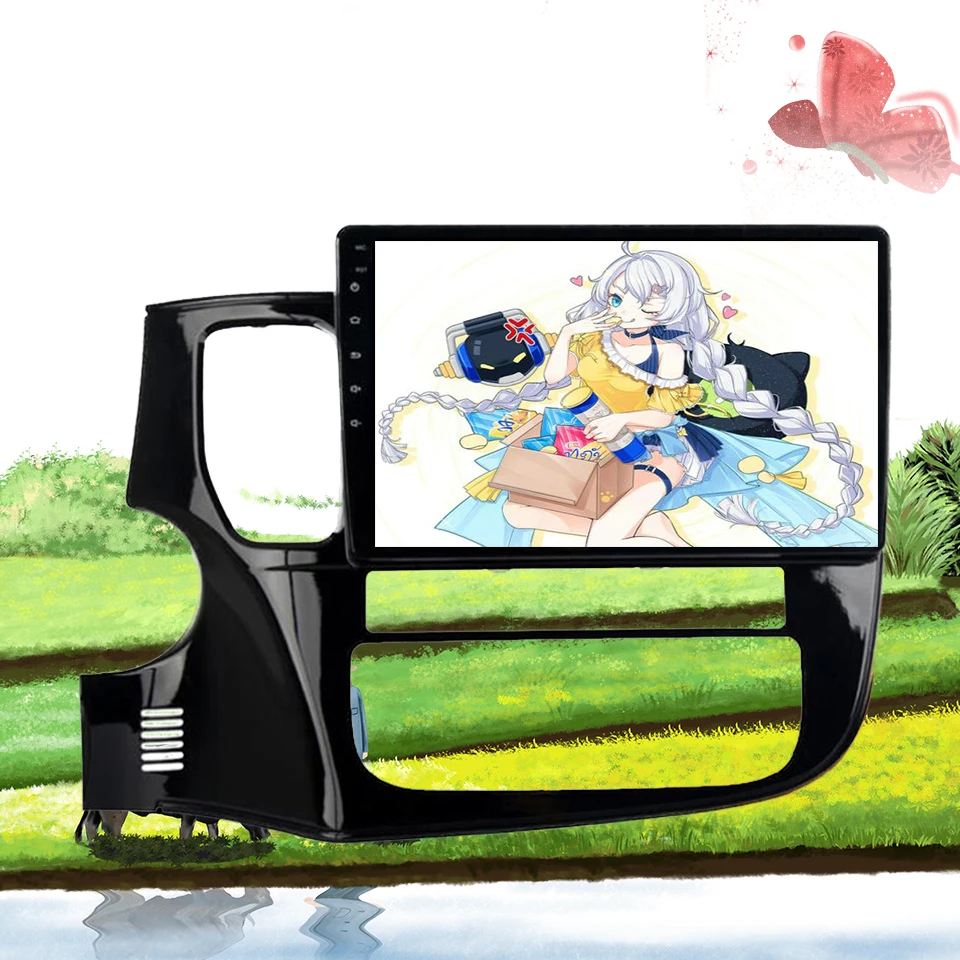  Android 9.1 Car Multimedia Player Car DVD For Outlander 2014 2015 2016 Auto IPS Car GPS Radio Video