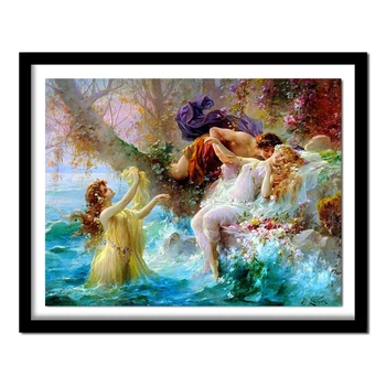 

DIY 5D Full Square Diamond Embroidery Cross Stitch Kits Diamond Rhinestones almaznaya embroidery Diamond Painting Fairy