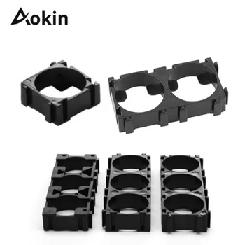

Aokin 20pcs 18650 Lithium Battery Holder Bracket Cylindrical DIY Batteries Pack Fixture Anti Vibration Case Storage Box Containe