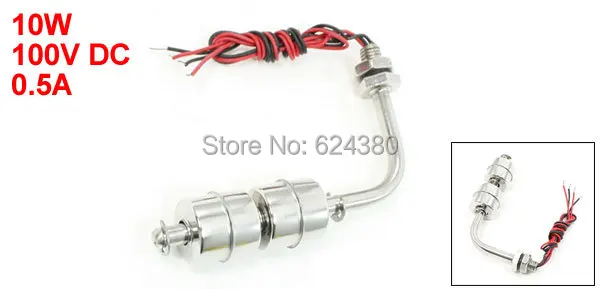 

ZSL11510-2 Fish Tnak Pool Liquid Water Level Sensor Vertical Stainless Steel Dual Double Ball Right Angle Float Switch