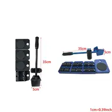 Тяжелая Мебель Mover набор инструментов тяжёлые материалы инструмент для перемещения мебели транспортный Подъемник 4 колесных Mover ролик+ 1 колесо бар ручной тоже