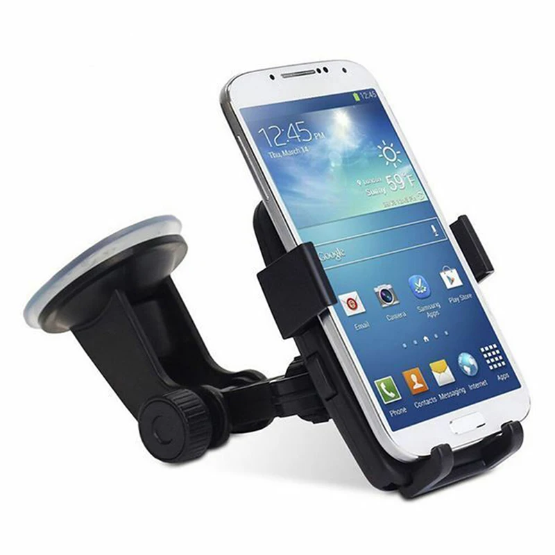 

360 Degree Rotating Smart Phone Universal Car Holder Adjustable Mount Bracket for 4-6.5 inch mobile phone equipment