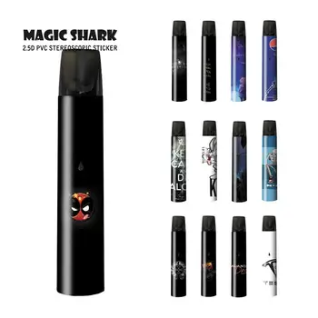 

Magic Shark New Fashion Bumpy Pig Rabbit Cartoon Deadpool Sticker for Relx PVC Cover Case Film for Relx E Cigarette