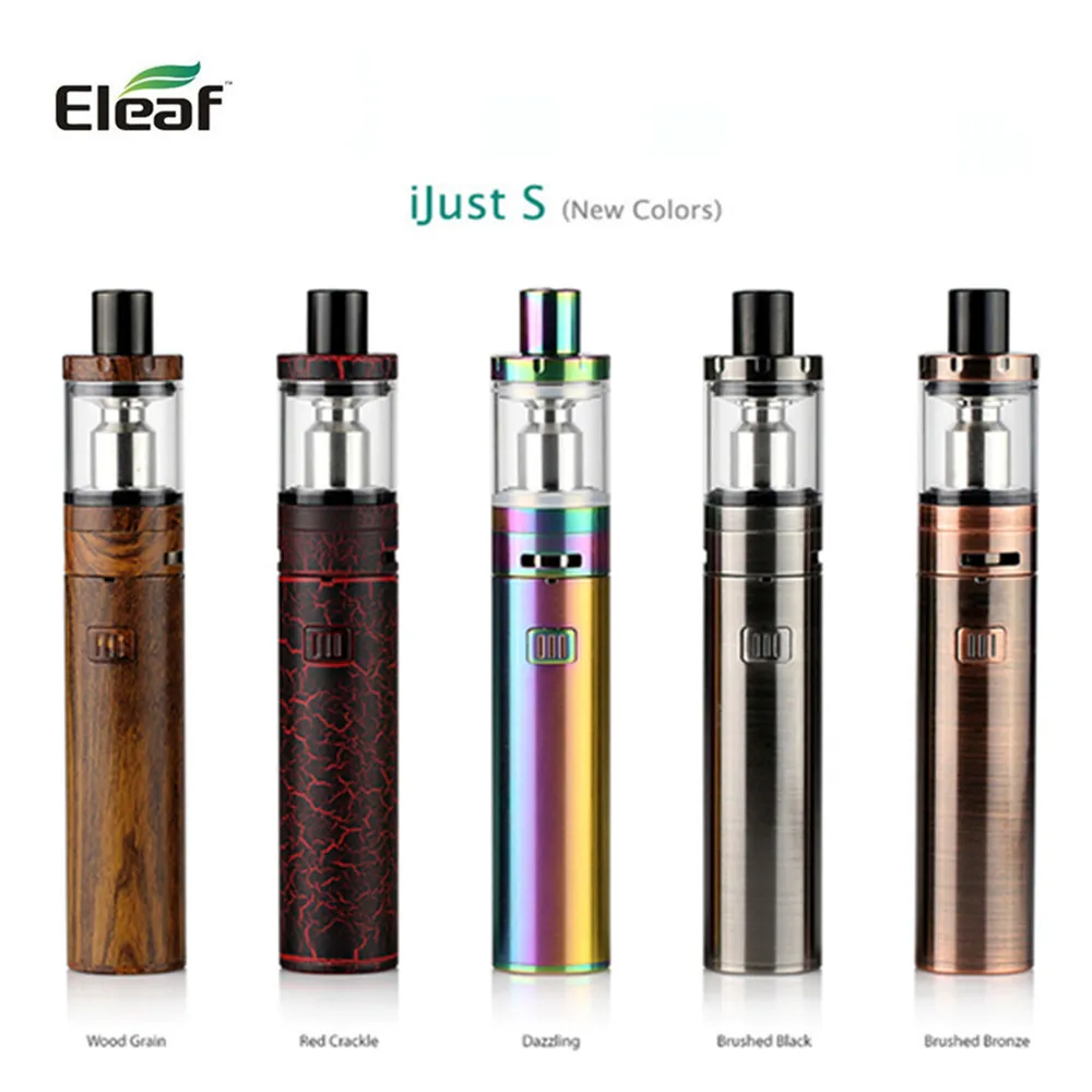 Новый цвет оригинальный Eleaf iJust S стартовый набор электронная сигарета встроенный