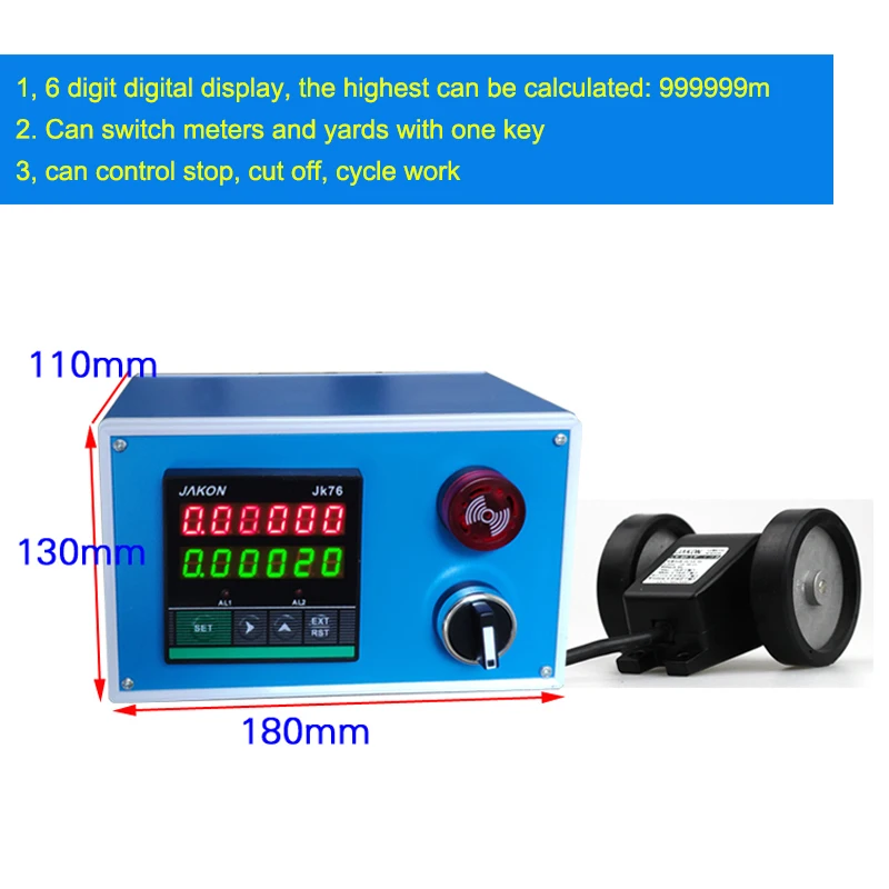 US $55.00 Roller Type Electronic Digital Meter Meter High Precision Cloth Tester