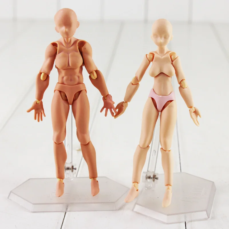 8 видов стилей 5 ''Figma фигурка для тела Archetype He She Body Kun Body Chan, серый, черный цвет, чистая кожа, мужские и женские модели кукол