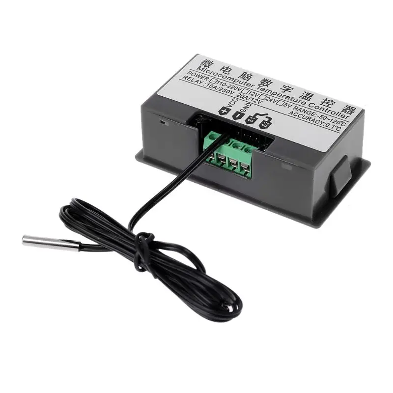 Светодиодный регулятор температуры W3230 AC 110V 220V 20A термостата|Приборы для
