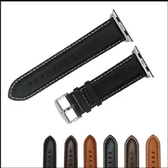 YQI 16 мм 18 мм 20 мм 22 мм 24 мм ремешок для часов удлиненный черный коричневый верблюжий сменный ремешок для часов Италия натуральная кожа часы ремешок стальная пряжка