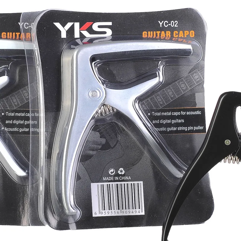 Новое поступление гитарный каподастр YKS YC 02 металлическая фольклорная гитара