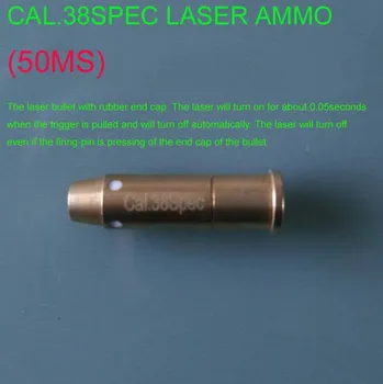 

cal. 38spec (Light Pulse 50MS) Laser Ammo,Laser Bullet, Laser Cartridge for Dry Fire training and shooting simulation
