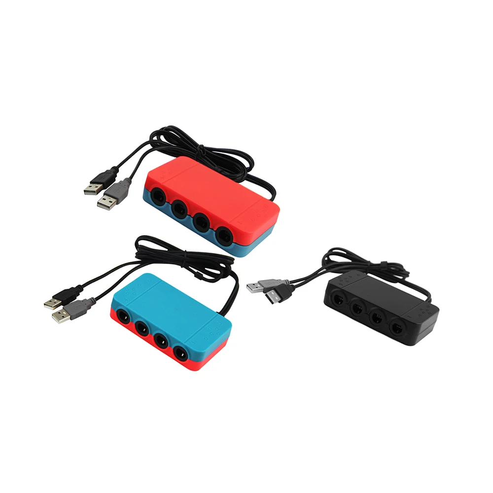 DISOUR Ngc в wiiu конвертер USB адаптер для GameCube горячий 4 порта для ПК игровые аксессуары рулевое управление WIIU/переключатель/ручка ПК