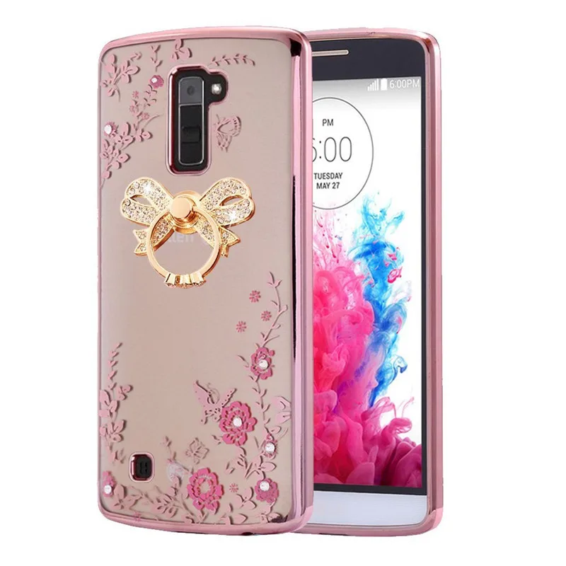 1Pcs Secret Garden Case For LG K10/LG Premier LTE Rotating