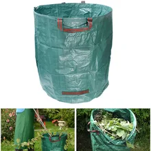 272L мешок для садовых отходов многоразового использования листьев травы газон бассейн Садоводство сумки TB