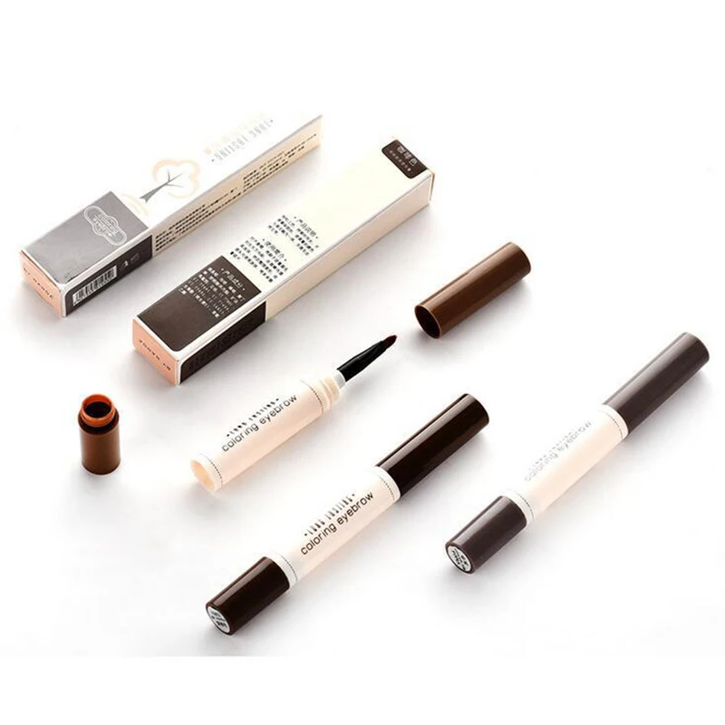5 Color Eyebrow Gel Cream Waterproof Long-lasting Eyebrow Tattoo Paint Eye Brow Pomade Wax Dye Henna Pigment Eyebrow Enhancers