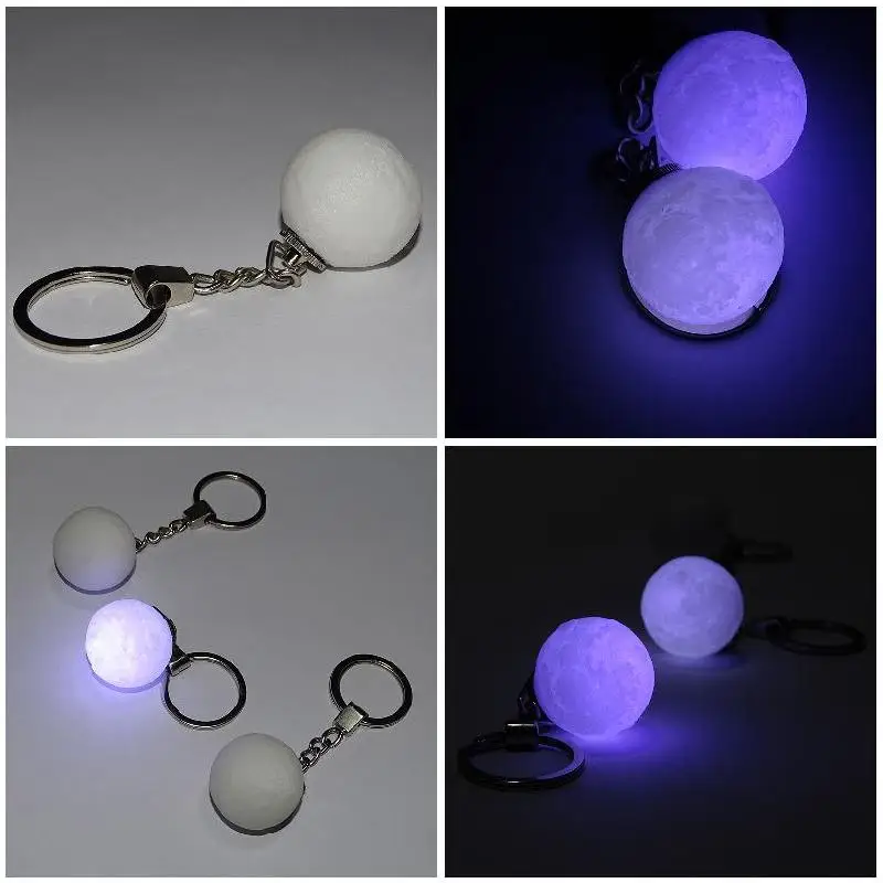 

3D Printing Night Light Keychain Moonlight LED Magical Lamp Lighting Decoration Gift HVR88