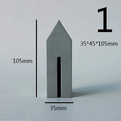 Креативный держатель для бетонной ручки силиконовая форма для ручной работы цементные канцелярские принадлежности получить подарок штукатурка мебель для дома учебная книга файл плесень - Цвет: 1