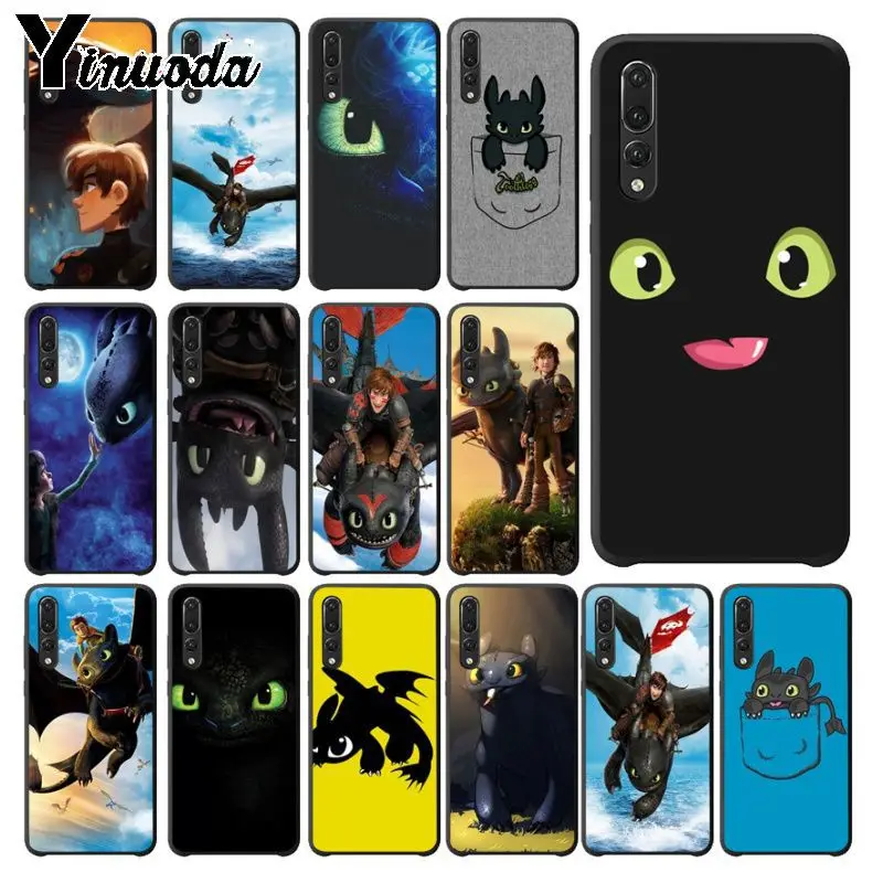 

Yinuoda Toothless Train Your Dragon Phone Accessories Case For huawei p20 pro p20lite nova 3i honor 8x mate 10 lite cover