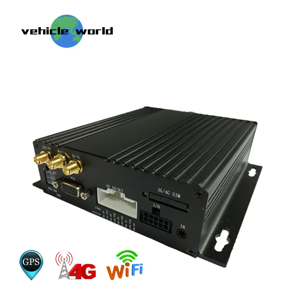 2.0MP AHD 1080P 4 канала двойная SD карта школьный автобус прицеп грузовик такси