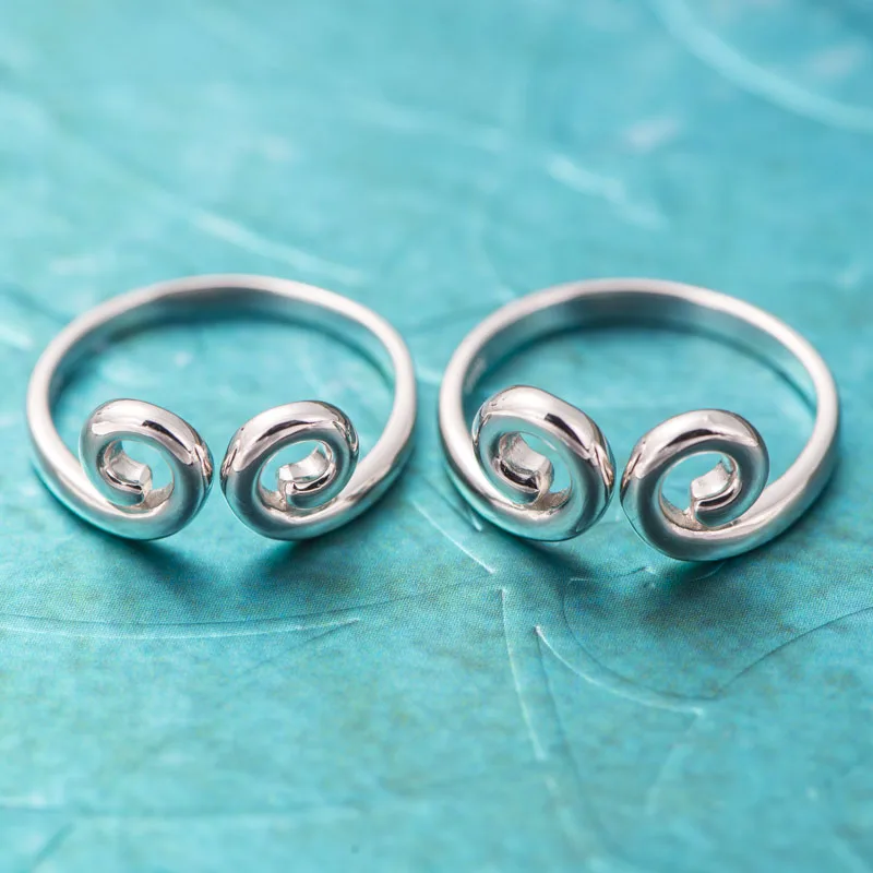 100 925 silver fashion cute Tight hoop Silver couple Rings exquisite Monkey King for Fans Women