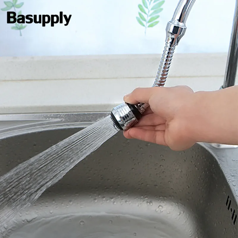 1 шт. гибкий кран Bubbler 360 Вращающийся аэратор воды сопла экономия кран фильтр адаптер спрей голова кухня для ванной кран удлинитель
