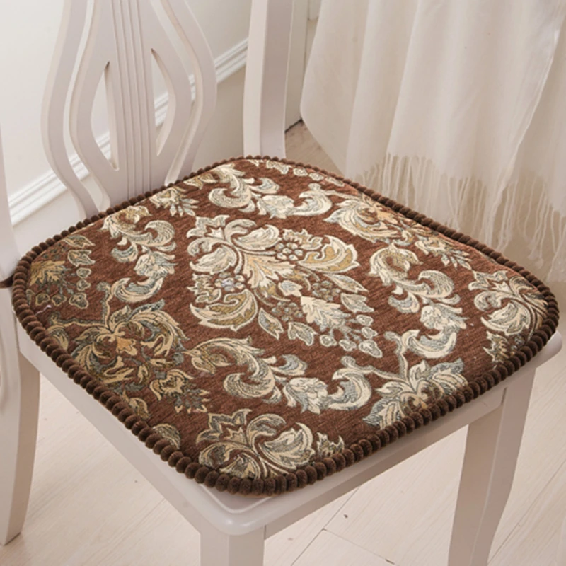 Не садится стол обеденный стул Подушка утолщенная Европейская ткань Decorativos для