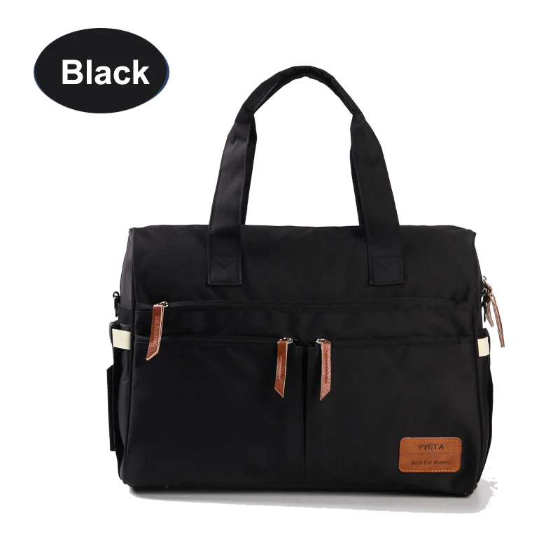 PYETA Diaper Bag For Baby Stuff Accessory,Baby Bag For Mom Travel Shoulder Bag,Nappy Bag Bolsa Maternidade For Baby Care - Color: Black