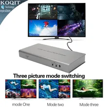 4X1 HDMI Multi-viewer HDMI Quad Screen Real Time Multiviewer with HDMI seamless Switcher function full 1080P&3D