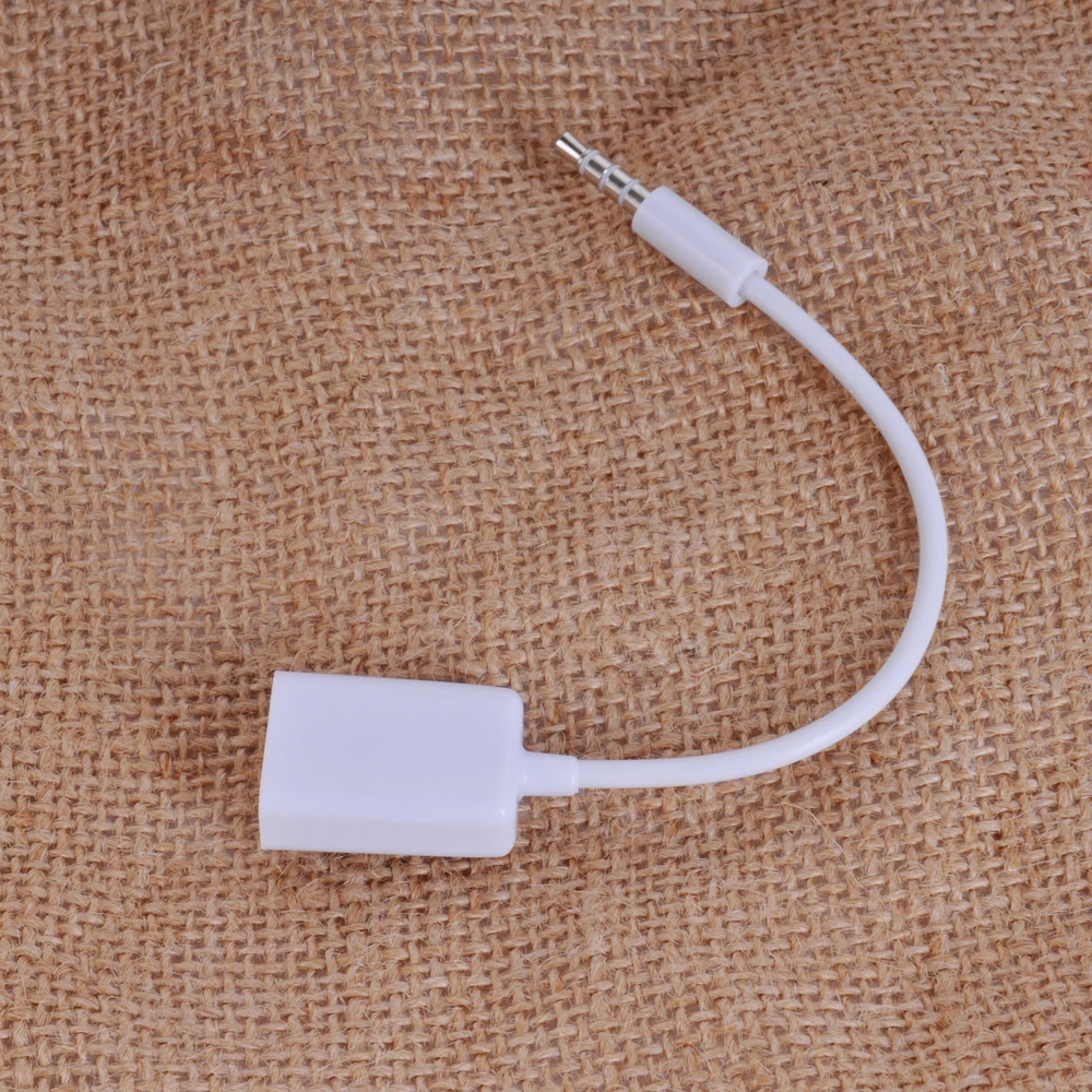 CITALL MP3 3.5mm Headphone Male AUX Audio Plug Jack To USB 2.0 Female Converter 3