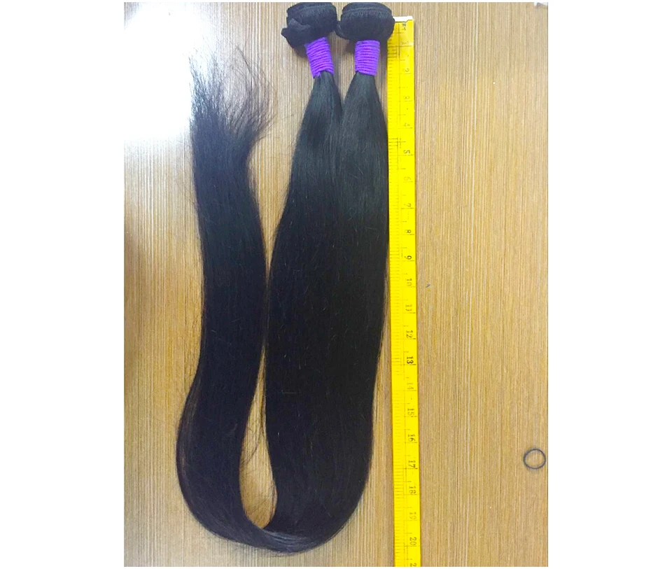 Западный поцелуй волос, удлиненная модель 28 30 32 34 36 38 40 дюймов цельнокроеное платье 3/4 пряди натуральные черные бразильские прямые волосы