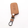 Hot Sale Genuine Leather Case Cover For Toyota Camry Avalon rav4 for Highlander Land Cruiser Car Key Case 3 Button Car Shell bag ► Photo 3/6