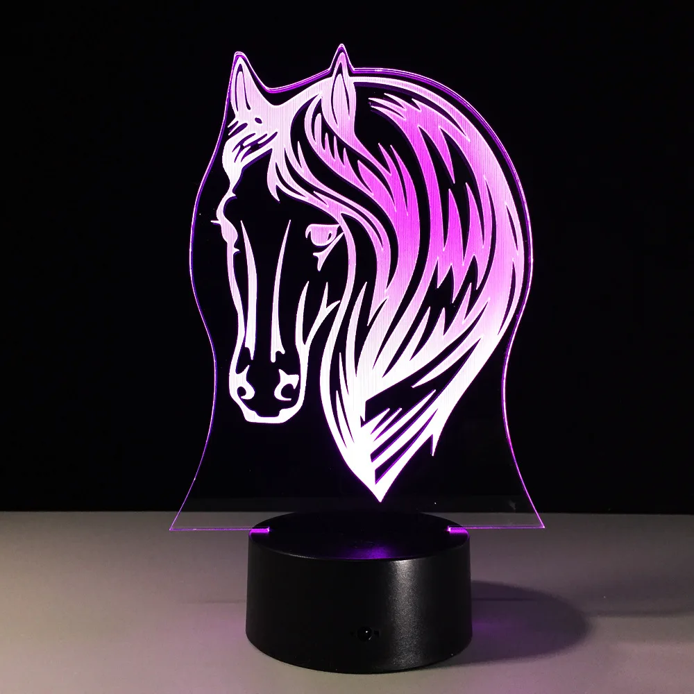 Horse 3D Lamp Pony 2