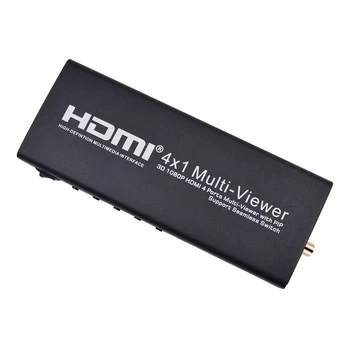 

HDMI 4x1 Quad Multi-viewer with PIP Support Seamless Switch HD Video Splitter Compliant with HDMI 1.3a HDCP 1.2 3D 1080P