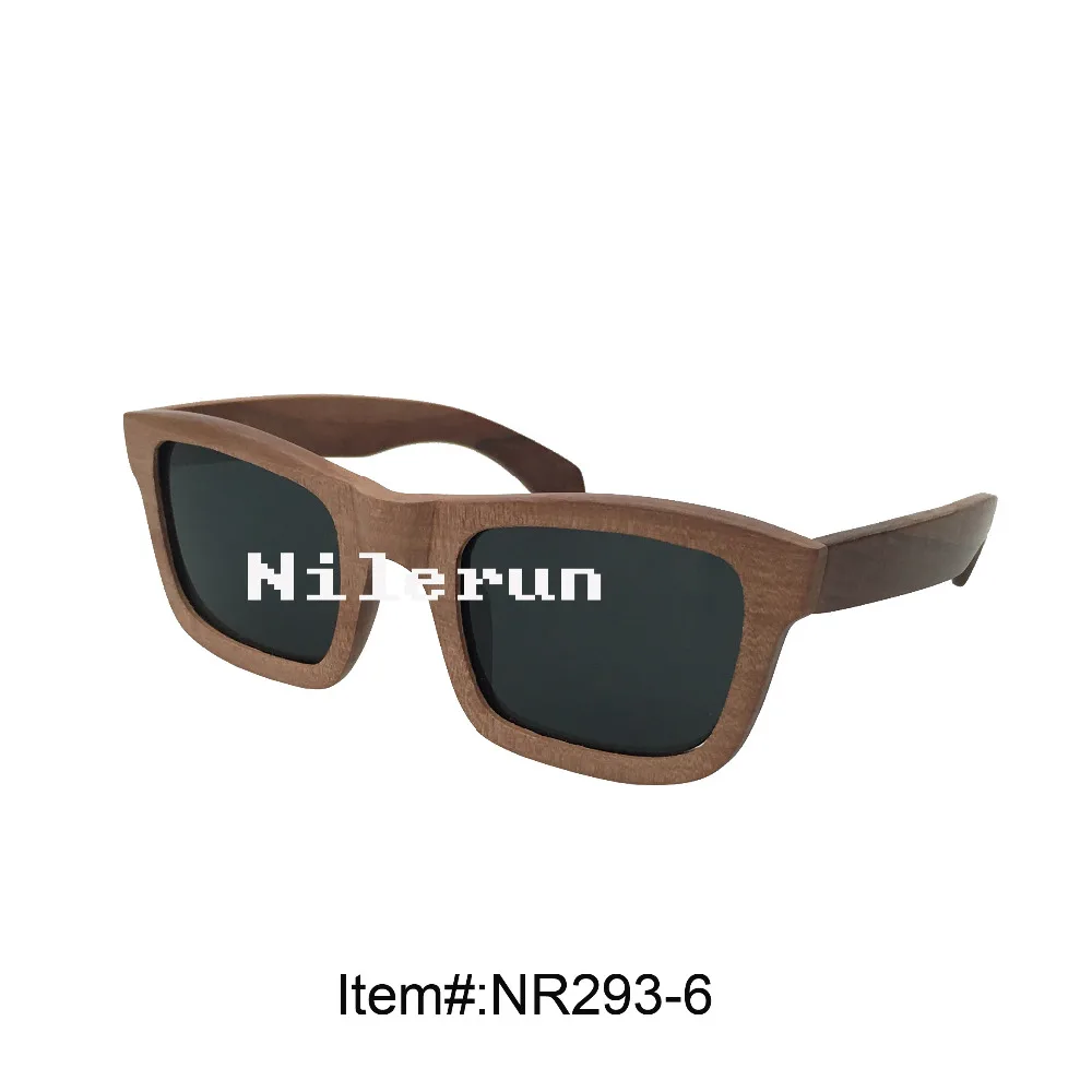 

handmade square solid wood sunglasses