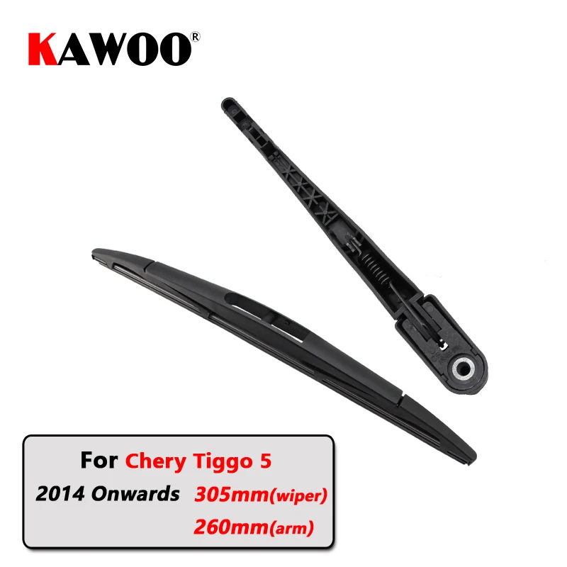 

KAWOO Car Rear Wiper Blades Back Window Wipers Arm For Chery Tiggo 5 Hatchback (2014-) 305mm Auto Windscreen Blade Accessories