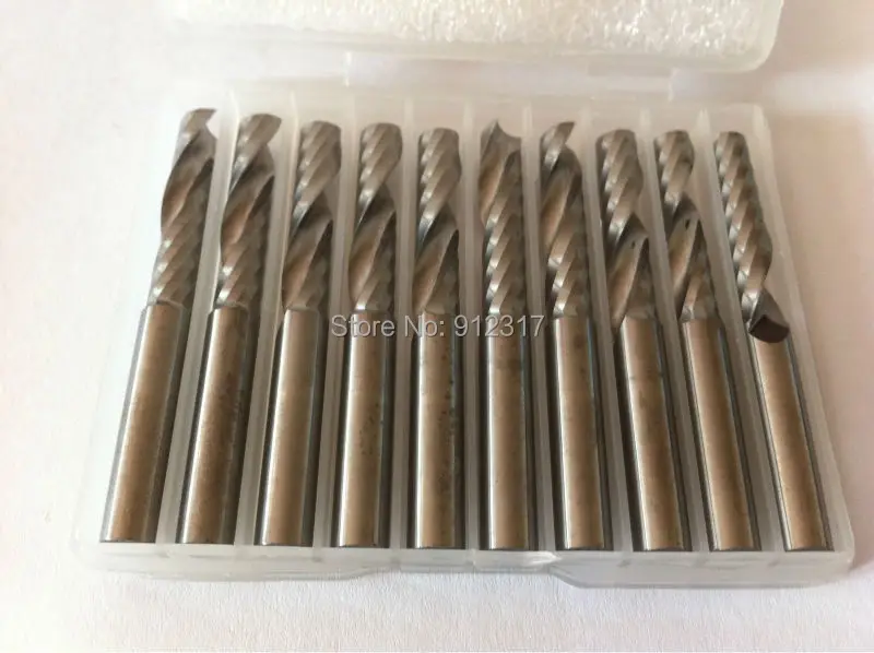 

10pcs 6X28mm one flute spiral cutter,tungsten carbide end mill,engraving tool bits,cutting tools,wood router bits