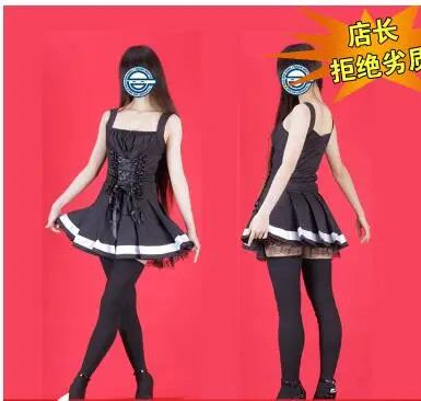 

death Note Misa Amane Imitation Leather Dress Sexy Uniform Cosplay Costumes dress