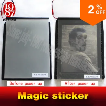 

Real life room escape prop Magic sticker Adventure props power up amazing sticker to see hidden clues Chamber game props