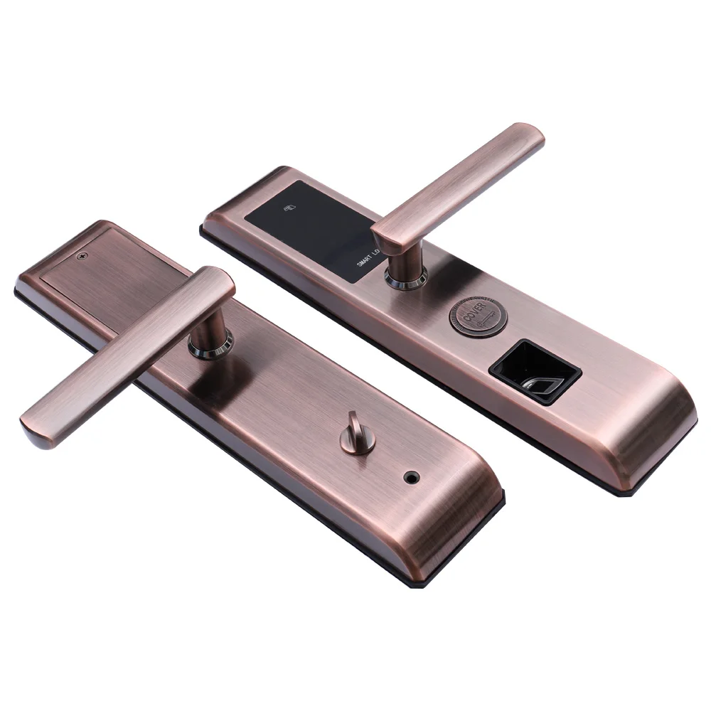 US $180.15 Wifi Fingerprint Door Lock AntiTheft Door Lock Keyless Smart Lock With Digital Password RFID Unlocked By APP Code Card Key