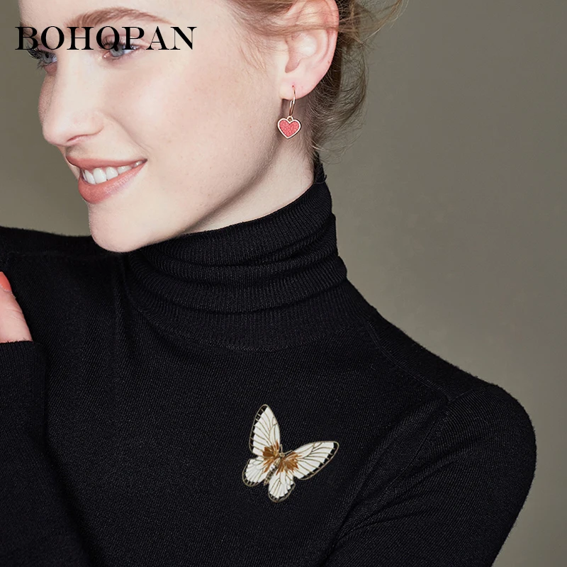 

Elegant Metal Butterfly Brooches For Women Enamel Drip Glaze Design Fashion Brooch Clothing Accessories Party Weddings Gifts