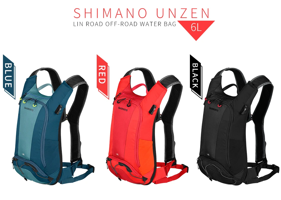 Flash Deal Shimano Unzen Cycling Bag Hydration Pack bicycle Mochila Camel Water Bladder Bag Assault Backpack Camping Hiking Pouch 9