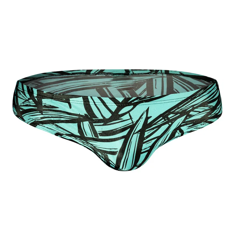 

Funfeliz Mens Swimming Briefs Sexy Swim Trunk for Men 2019 Swimwear Print Male Bathing suit Boys Swimsuit M-XL