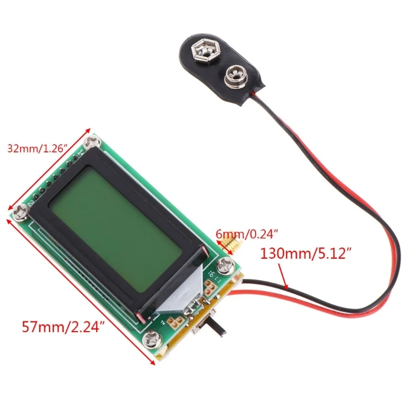 Measurement LCD Display 1-500 MHz FidgetFidget Electrical Frequency Counter Tester Tool 
