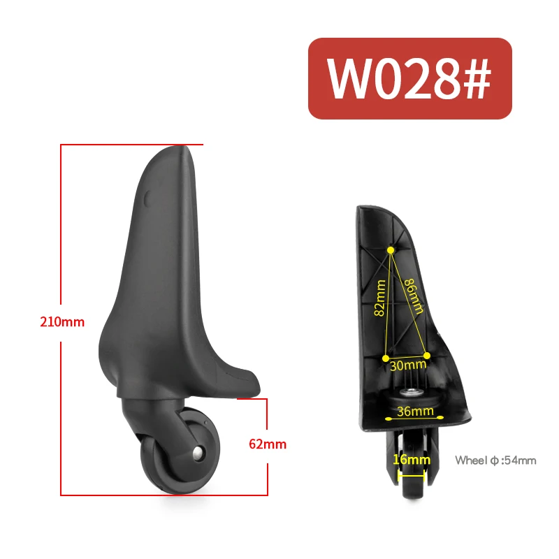 Suitcase wheels luggage Universal Wheels Suitcase Wheels For traveling Bag Luggage accessories trolley wheel Replacement casters