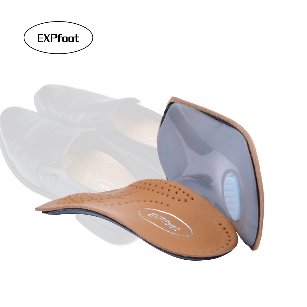 Buy 3/4 Half arch support orthopedic insoles flat foot