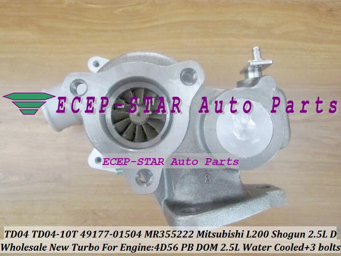 TD04 TD04-10T 49177-01504 MR355222 Turbo Turbocharger For Mitsubishi Pajero L200 L300 Shogun 2.5L D 4D56 PB 4D56PB DOM (4)