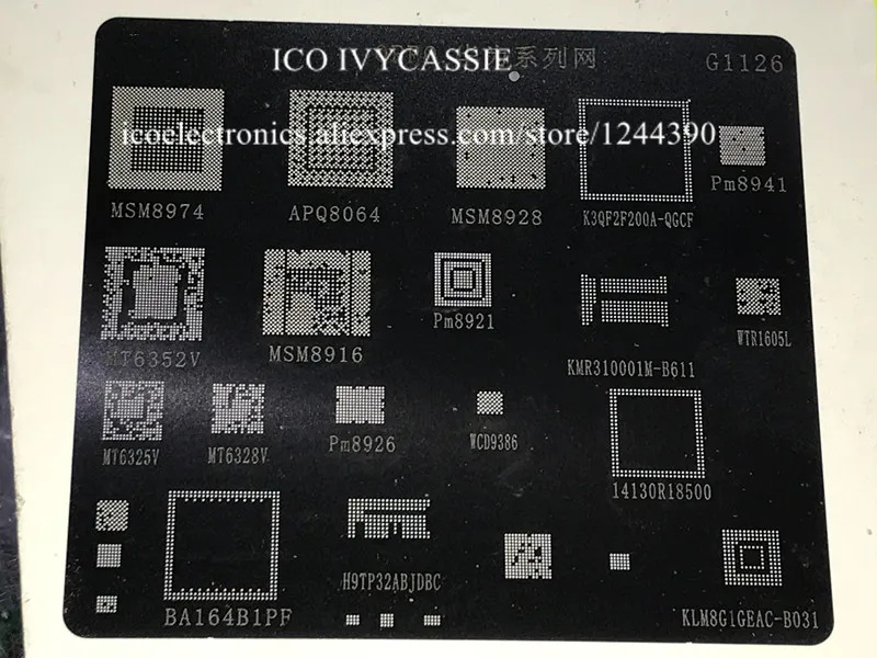 Трафарет BGA для Huawei oppo трафарет ЦП RAM IC Rebaling MSM8974 8928 8916 APQ8064 PM89418921 шаблон прямого