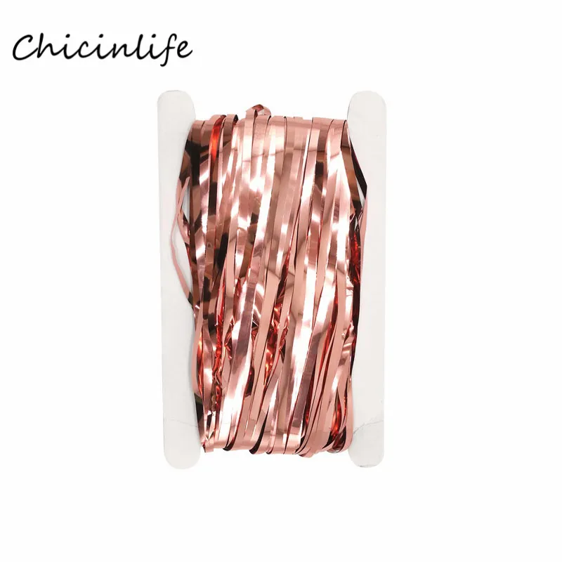 Фольгированные воздушные шары Chicinlife из розового золота с бахромой для свадьбы