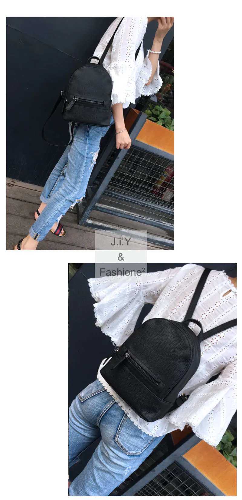AETOO новая Корейская кожаная сумка через плечо колледж маленький рюкзак Повседневная Дикая мода простые модные рюкзаки