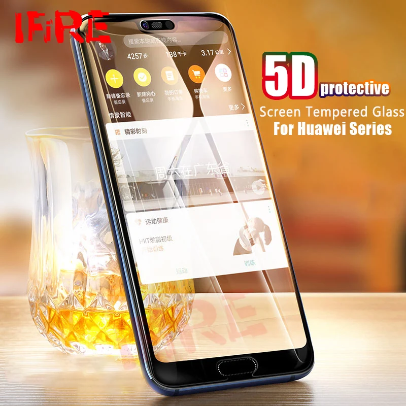 5D экран закаленное стекло для Huawei Honor 8 Lite 9 Защитная пленка экрана защитное P 10