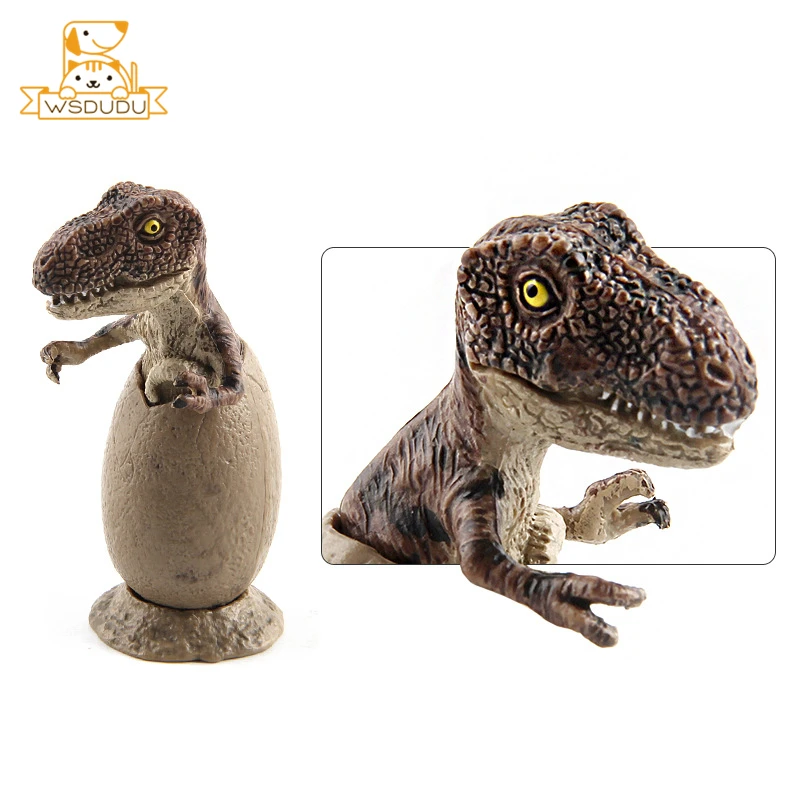 Вылупляющиеся яйца динозавров тираннозавр рекс Трицератопс Maiasaura Dragon фигурки